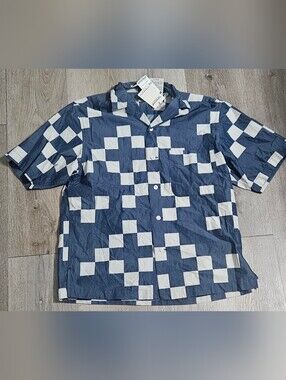 NWT Blue Blue Japan Indigo  Shirt SIZE 1 (S)
